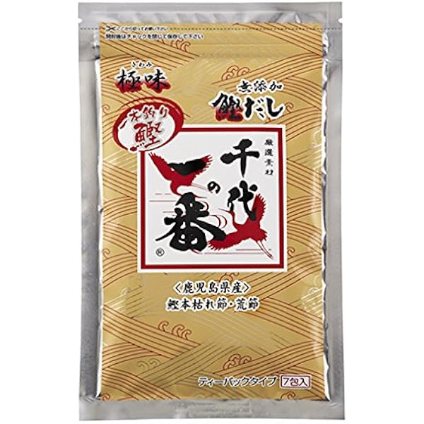 Amazon.co.jp: 千代の一番 極味万能和風だし 7袋入 : 食品・飲料